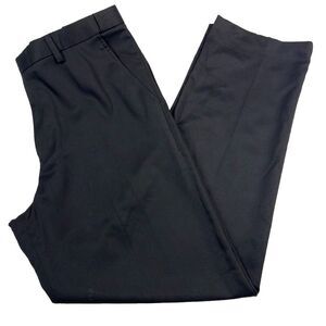 Puritan Black Dress Pants Size 34x32 Mens Flat Front